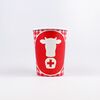 Becher Schweiz mit Kuhmotiv (8 Stück), Modell 4171 / Gobelet suisse avec tête de vache (8 pièces), modèle 4171