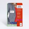 Namensetiketten, Modell 740 / Badges autocollants personnalisés, modèle 740