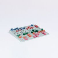 Kontrolltableau für Lottokugeln 22 mm, Modell 6028 / Plateau de contrôle pour boules de loto de 22 mm, modèle 6028