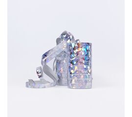 Luftschlangen Silber-Hologramm (3 Stück), Modell 154 / Serpentins avec hologramme argent (3 pièces), modèle 154