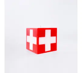 Kerze Swisscube, Modell 4112 / Bougie cube Suisse, modèle 4112