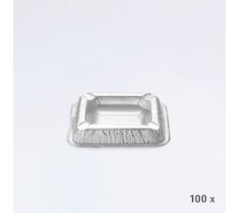 Aschenbecher Alu 4-eckig (100 Stück), Modell 602.1 / Cendrier rectangulaire en alu (100 pièces), modèle 602.1