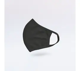 Stoffmaske schwarz, Modell 010160 / Masque en tissu noir, modèle 010160