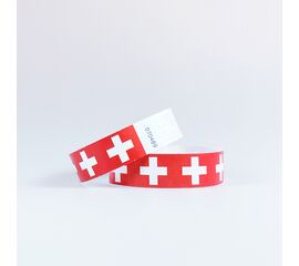 Kontrollbänder Schweiz (100 Stück), Modell 564 / Bracelet de contrôle « Suisse » (100 pièces), modèle 564