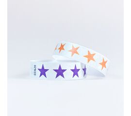 Kontrollbänder Sterne (100 Stück), Modell 575 / Bracelet de contrôle « Étoiles » (100 pièces), modèle 575
