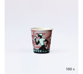 Kaffeebecher bedruckt, 1 dl 4oz (100 Stück), Modell 595.1 / Gobelet à café avec impression, 1 dl 4oz (100 pièces), modèle 595.1
