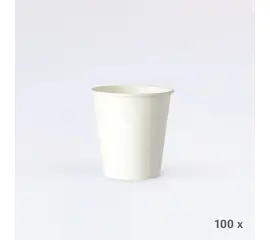 Kaffeebecher unbedruckt, 2 dl 8oz (100 Stück), Modell 595.25 / Gobelet à café sans impression, 2 dl 8oz (100 pièces), modèle 595.25