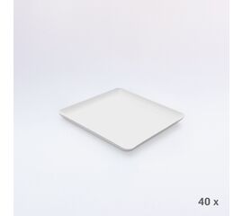 Bagastro Teller vierkant (40 Stück), Modell 57092 / Bagastro assiettes carrées (40 pièces), modèle 57092