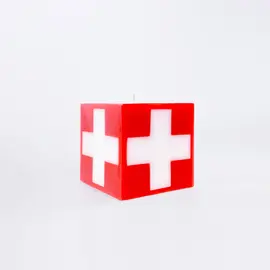 Kerze Swisscube, Modell 4112 / Bougie cube Suisse, modèle 4112