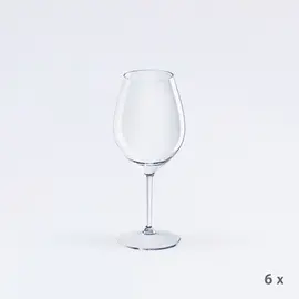 Rotweinglas, Mehrweg-Kelchglas (6 Stück), Modell 24915 / Verre à vin, verre à pied réutilisable (6 pièces), modèle 24915
