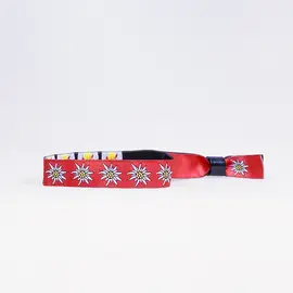 Stoffbänder «Edelweiss» (20 Stück) / Bracelets en tissu « Edelweiss » (20 pièces)