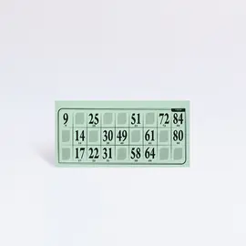 Lottoblätter zum einmaligen Gebrauch (3000 Stück), Modell 6002 / Cartons de loto à usage unique (3000 pièces), modèle 6002