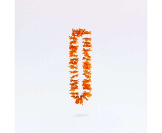 Hawaiikette orange, Modell 1097.3 / Couronne de fleurs hawaïenne orange, modèle 1097.3