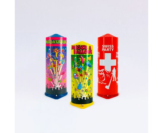 Sortiment von 10 Tischbomben, Modell 600 / Lot de 10 bombes de table, modèle 600