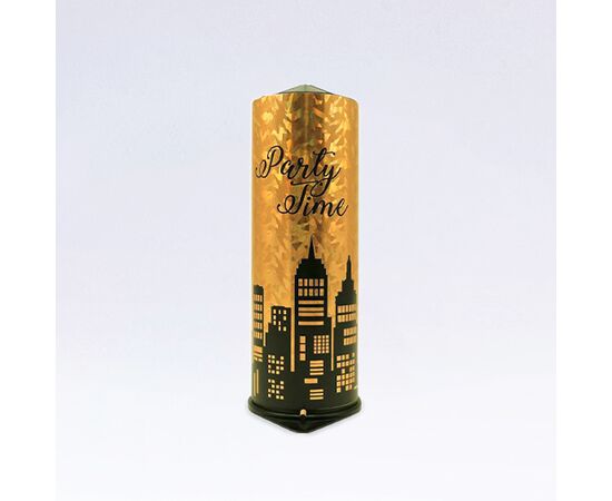 Tischbombe «Party-Time» Gold-Hologramm, Modell 614 / Bombe de table « Party-Time » avec hologramme doré, modèle 614