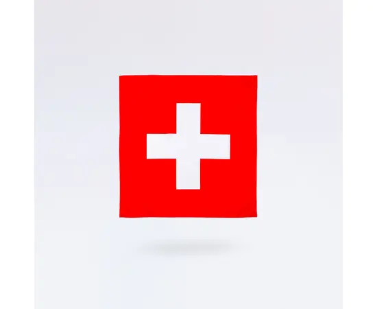 Dekorfahne Schweiz 100 x 100 cm, Modell 4317 / Drapeau de décoration, Suisse, 100 x 100 cm, modèle 4317