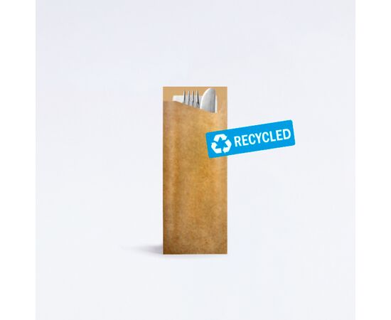 Bestecktaschen / Besteckbeutel Nature (350 Stück pro Box), Modell FIT234 / Pochette à couverts nature (350 par carton), modèle FIT234