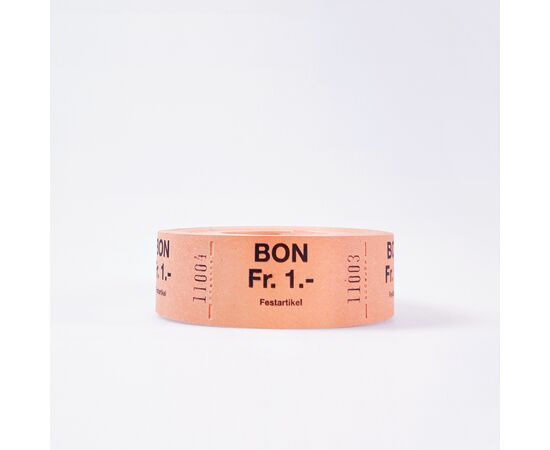 Bon-Rolle mittel / Rouleaux de tickets moyen