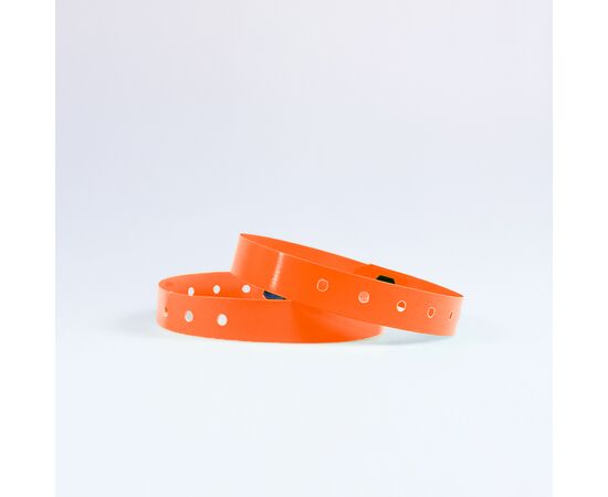Kontrollbänder Comfort Ident (100 Stück), Modell 550 [Dunkelorange] / Bracelets de contrôle « Comfort Ident » (100 pièces), modèle 550 [orange foncé]