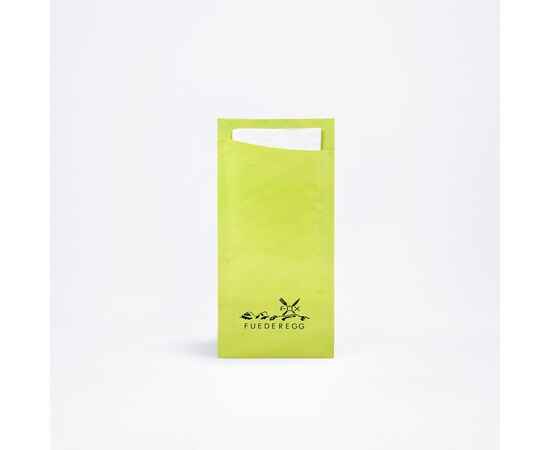 Bestecktaschen / Besteckbeutel bedruckt (ab 50 Stück), Modell WA132 / Pochettes à couverts imprimées (à partir de 50 pièces), modèle WA132