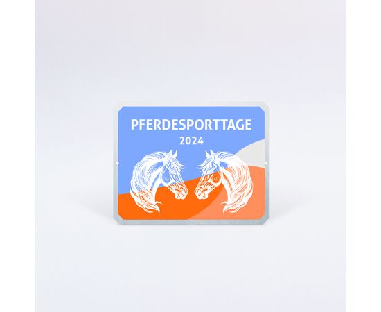 Plakette Rechteck, Standard / Plaquette rectangle, standard