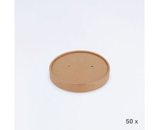 Flachdeckel mit Dampfloch (50 Stück), Modell 34743 / Couvercle plat avec trou vapeur (50 pièces), modèle 34743