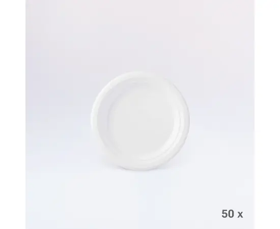 Teller Bagasse Ø 23 cm (50 Stück), Modell 33991 / Assiette Ecoecho Ø 23 cm (50 pièces), modèle 33991