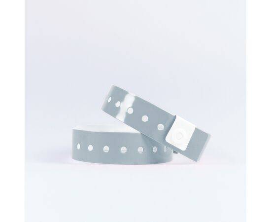 Kontrollbänder Vinyl schmal neutral (100 Stück), Modell 584 / Bracelets de contrôle en vinyle, étroits et neutres (100 pièces), modèle 584